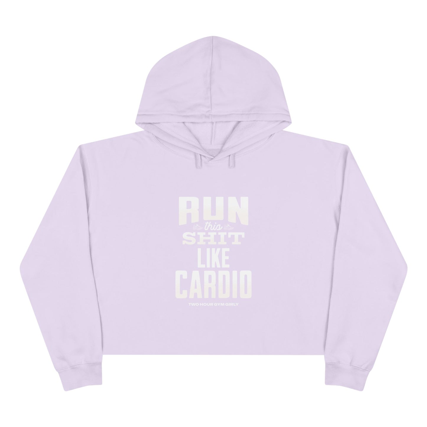 Run This Crop Hoodie