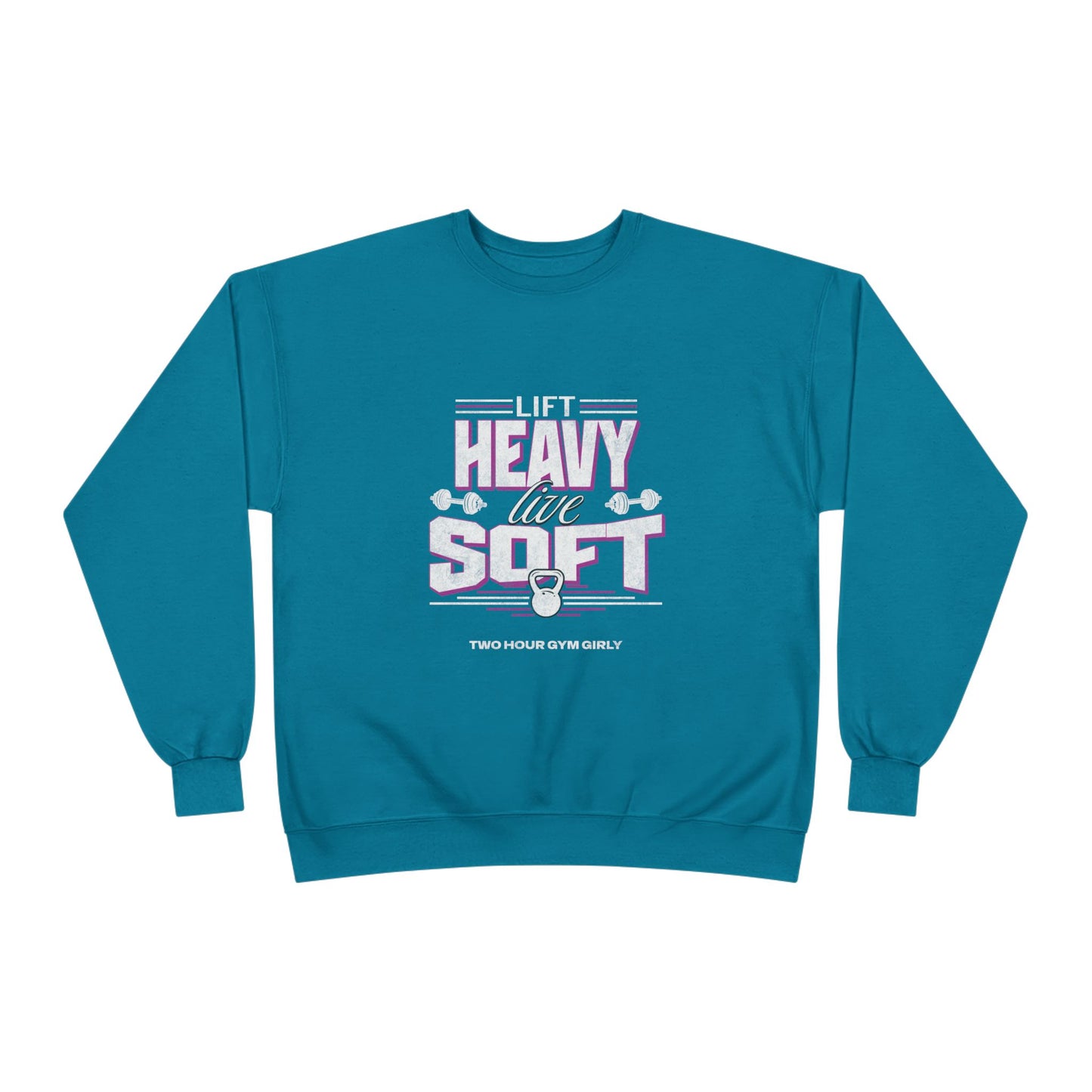 Lift Heavy, Live Soft Crewneck Sweatshirt