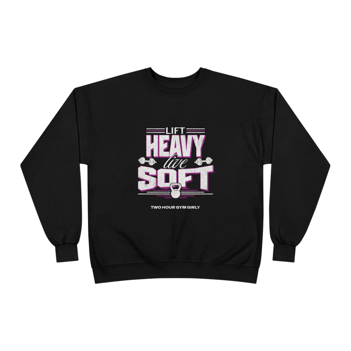 Lift Heavy, Live Soft Crewneck Sweatshirt