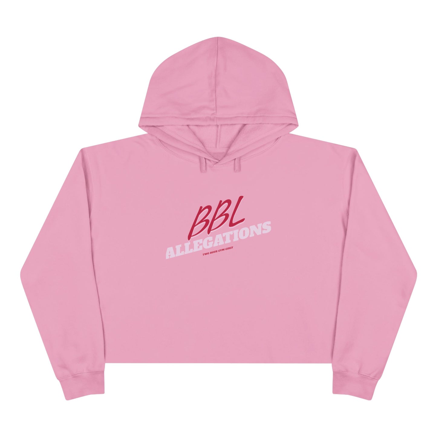 Allegations Crop Hoodie