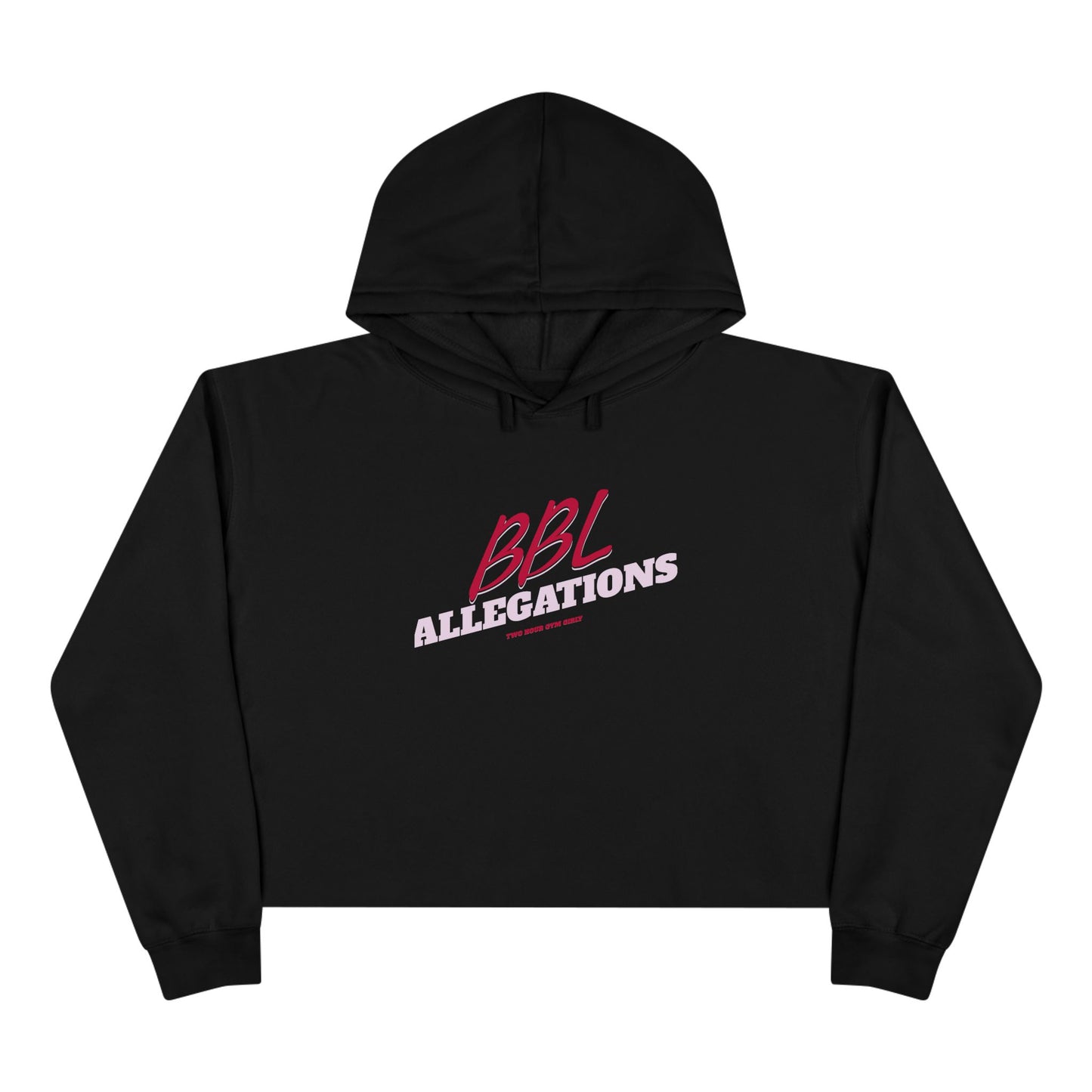 Allegations Crop Hoodie