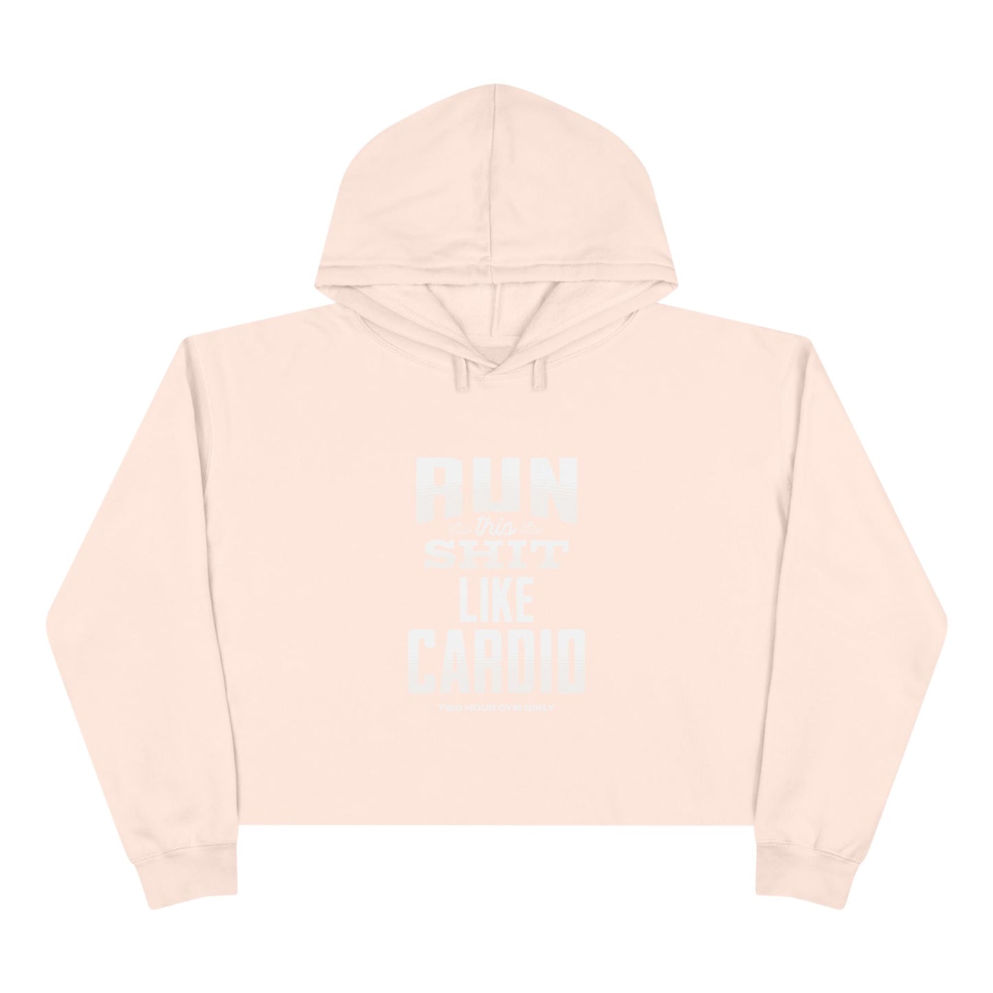 Run This Crop Hoodie