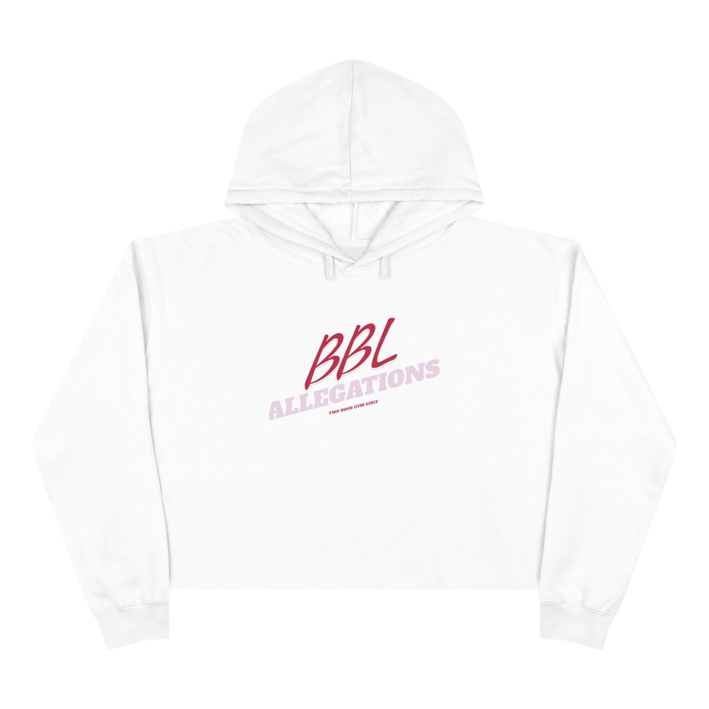 Allegations Crop Hoodie